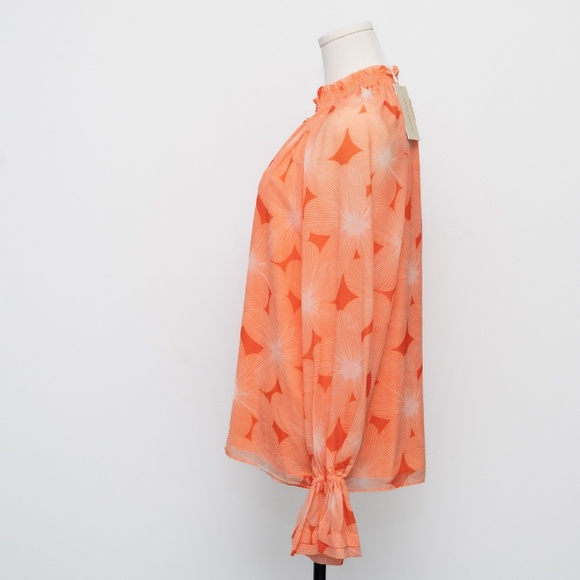 Ramy Brook | Clarke Chiffon Floral Blouse - Picture 6 of 15